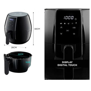 Vente flash pas cher d'appareils de cuisine <span class=keywords><strong>friteuse</strong></span> électrique multifonctionnelle <span class=keywords><strong>sans</strong></span> <span class=keywords><strong>huile</strong></span> 2,6 L numérique - Product Image 4