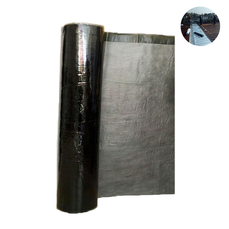 Резиновый рулон кровельный материал hdpe водонепроницаемая мембрана плоская кровельная мембрана