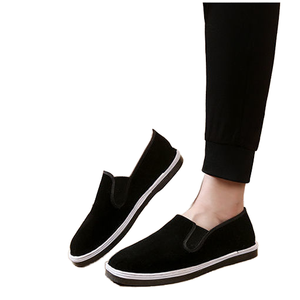 รองเท้าปักกิ่งโบราณแบบดั้งเดิมของผู้ชายรองเท้าอินเทรนด์น้ำหนักเบาพื้นยางฤดูร้อนออกแบบให้นุ่มและปิดนิ้วเท้า - Product Image 1