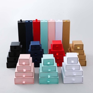 Wholesale Paper Drawer Jewelry <b>Boxes</b> for Bracelet Necklace Ring <b>Earrings</b> Packaging for Gifting - Product Image 4