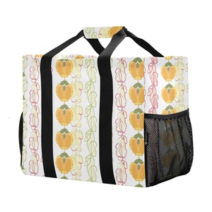 Customs Heavy Duty Foldable Hawaii <b>Printing</b> Shopping Tote Bag Supermarket Kitchen <b>Extra</b> <b>Large</b> Reusable Grocery Bags - Product Image 2