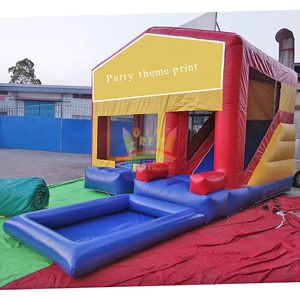 Orient Inflatables Thương Mại Phổ Biến Combo <span class=keywords><strong>Inflatable</strong></span> Bounce Castle House Slide Với Hồ Bơi Có Thể Tháo Rời - Product Image 2