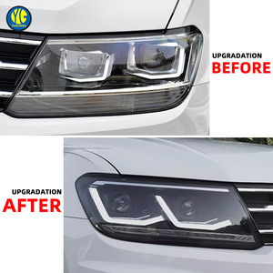YU GUANG per Volkswagen <span class=keywords><strong>Tiguan</strong></span> L 2017 2018 2019 <span class=keywords><strong>2020</strong></span> 2021 faro anteriore aggiornamento luce anteriore faro DRL assemblaggio - Product Image 3