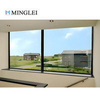 Gran vista Ventana extra grande Casa Vidrio Piso a techo Ventanas de tamaño personalizado