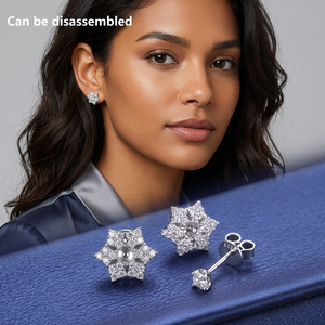 New Design Trendy Diamond <b>Tester</b> Certified 925 Sterling Silver Waterproof Vvs Moissanite Detachable Stud Earring - Product Image 5