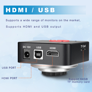 Yizhan กล้องจุลทรรศน์ HD-<span class=keywords><strong>MI</strong></span> 4K 180X พร้อมกล้อง TF Card รองรับ<span class=keywords><strong>64GB</strong></span> วงแหวนตั้งโลหะ CCD อุตสาหกรรมสำหรับการตรวจสอบ pcpb/smd - Product Image 2
