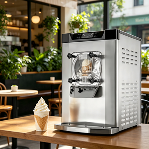 <span class=keywords><strong>Machine</strong></span> <span class=keywords><strong>à</strong></span> gelato durable de qualité alimentaire avec nettoyage facile, 48L/H, pour restaurant/<span class=keywords><strong>à</strong></span> grande capacité de production - Product Image 1