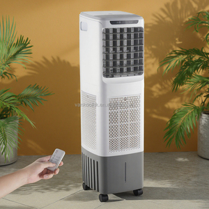 เครื่องทำความเย็นแบบระเหยน้ำไฟฟ้าขนาด 2500 ลิตรต่อชั่วโมง แบบพกพาสำหรับสำนักงาน ระบบทำความเย็นด้วยน้ำ เครื่องทำความเย็นขนาดเล็กสำหรับบ้าน - Product Image 1