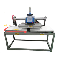 Machine de transfert thermique automatique pneumatique pour estampage à chaud et gaufrage de logos en cuir, modèle DS-2B460E