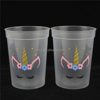 8 Oz. Tasse de stade en plastique translucide