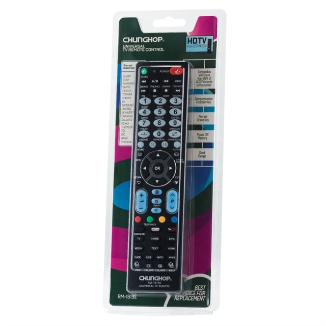 Universal TV Remote with Backlit Buttons Universal Remote Control with Long Battery Life