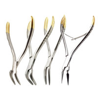 Matériel d'instruments dentaires : Pinces d'extraction radiculaire (élévateurs universels pour l'extraction radiculaire maxillaire/mandibulaire) et autres outils dentaires