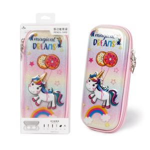 <strong>Supercute</strong> Waterproof 3d Pencil Case Kawaii Stationery Bag Hard Eva Custom Unicorn Pencil Case for Kids - Product Image 5