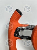Volant personnalisé en fibre de carbone pour Ford Mustang 2015-2023, accessoire intérieur automobile