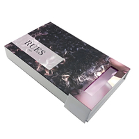 Caja de Cartón de Lujo Personalizada para Extensiones de Cabello Humano con Cinta de Satén, Caja de Regalo para Pelucas, Caja para Accesorios para el Cabello