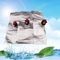 Sac en aluminium imprimé sur mesure en boîte (BIB) de 1L à 220L avec valve papillon pour l'emballage de vin, jus, huile alimentaire et liquides