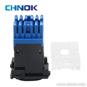 Australië Type Rj45 Utp Cat6 8p8c 180 Graden Zwart En Blauw Keystone Jack Netwerkconnector Module-DP-KJ-8130 - Product Image 5