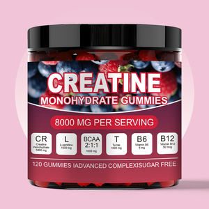 Gomitas Energéticas de Creatina Monohidrato y L-Carnitina de Alta Potencia OEM para Adultos, Pre-Entrenamiento y Recuperación Muscular - Product Image 1