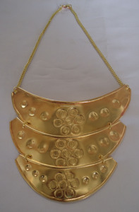 18k chapado en oro de latón collar de cadena - Product Image 3