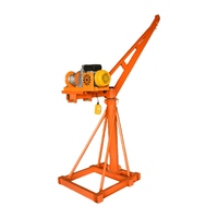 Mini grue de chantier portable, petit palan pour la décoration et la manutention de matériaux