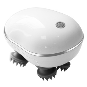 <b>Electric</b> Smart Head <b>Scalp</b> <b>Massager</b> Health Care Relax Neck Body Massage Kneading Vibrating Device Red Light Nourishes Hair - Product Image 1