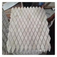 Mosaïque de marbre rhomboïde de haute qualité pour les carreaux de sol de villa