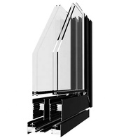 Porte d'entrée en aluminium français de sécurité anti-effraction pour la maison, porte à battant simple
