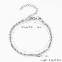 Bracelets Basiques Empilables Géométriques en Acier Inoxydable Plaqué Or 18 carats, Hypoallergéniques, Résistants à l'Eau et Inaltérables, Bijoux pour Femme