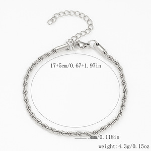 <span class=keywords><strong>Bracciali</strong></span> Geometrici Impilabili in <span class=keywords><strong>Acciaio</strong></span> Inossidabile Placcato Oro 18K, Ipoallergenici, Impermeabili, Gioielli da <span class=keywords><strong>Donna</strong></span> - Product Image 6