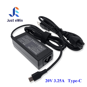 Bulk Wholesale 65W Laptop Charger Replacement Power <b>Adapter</b> TYPE <b>C</b> and DC 4.5x3.0 Connector for Dell Chromebook Original Stock - Product Image 2