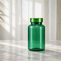 Flacon en plastique PET à bon prix avec bouchon à vis pour emballage de médicaments et capsules