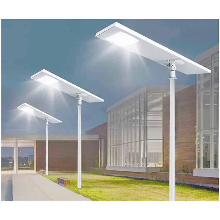 CE FCC ROHS di Alluminio per esterni vendita calda impermeabile 4800lm integrato solare illuminazione stradale a led