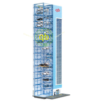 Bâtiment de stationnement automatisé à plusieurs niveaux Robot mécanique Smart Car Vertical Parking Tower System for SUV Sedans Parking Lot