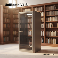Cabines insonorisées multifonctionnelles durables UNIBOOTH, design moderne, espace de travail mobile, bureau à domicile, hôpital, appartement, salle à manger