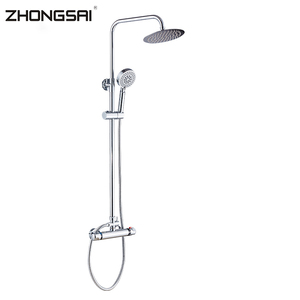 Latón baño cromado de precipitación termostático ducha - Product Image 1