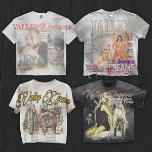 เสื้อยืดผู้ชายคุณภาพสูงขายส่ง ไซส์ใหญ่พิเศษ ผ้าฝ้าย 100% เนื้อหนา พิมพ์ลายซิลค์สกรีน ซักแล้ว ทรงครอป - Product Image 1