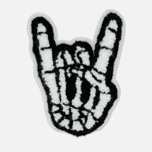 โรงงานผลิตแพทช์ปักลายตามสั่ง แพทช์แฟชั่นพังก์ร็อกแอนด์โรลสำหรับกระเป๋าและเสื้อแจ็คเก็ต - Product Image 3