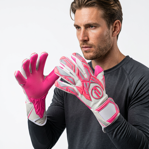 Wholesale Custom Latex Professional Breathable Premium Quality Durable Grip Goalkeeper Gloves Finger Protection NXT Brand BSCI - Product Image 1