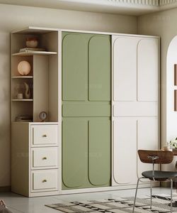<span class=keywords><strong>ตู้</strong></span><span class=keywords><strong>เสื้อผ้า</strong></span>บานเลื่อนห้องนอน<span class=keywords><strong>ตู้</strong></span><span class=keywords><strong>เสื้อผ้า</strong></span>สไตล์ครีม2024ใหม่ของบ้านตู้เก็บของความจุขนาดใหญ่ - Product Image 6