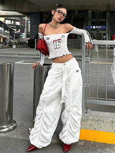 Completo Sportivo da Donna: Top Halter Trasparente a Maniche Corte + Pantaloni Lunghi <span class=keywords><strong>Sexy</strong></span>, <span class=keywords><strong>Abbigliamento</strong></span> <span class=keywords><strong>Casual</strong></span> Femminile - Product Image 3