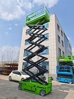 Plateforme de travail aérienne à ciseaux hydraulique automotrice à entraînement électrique pour l'entretien d'atelier