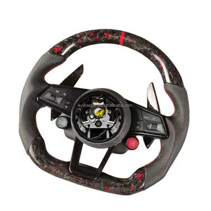 <span class=keywords><strong>Volante</strong></span> de Coche con LED RPM para <span class=keywords><strong>Audi</strong></span> A3 <span class=keywords><strong>A4</strong></span> A5 B8 A6 Q5 Q7 2012 a 2016, <span class=keywords><strong>Volante</strong></span> de Fibra de Carbono Real, Motores ohc - Product Image 3