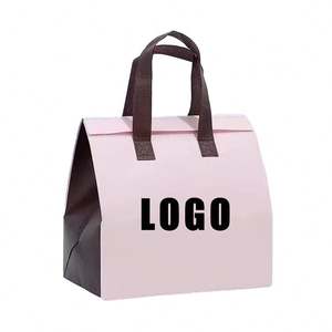 ถุงผ้าหิ้วแบบไม่ทอสำหรับร้านอาหาร ใส่อาหารกลับบ้าน กันน้ำ ใช้ซ้ำได้ รีไซเคิลได้ - Product Image 3