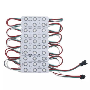 2811 địa chỉ lập trình đầy đủ màu sắc pixel <span class=keywords><strong>LED</strong></span> mô-đun DC12V 3LED ngoài trời IP67 biển quảng cáo phát sáng từ đuổi theo dòng chảy mô-đun - Product Image 2