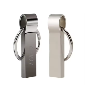 Factory Supply USB Flash Drive Full Color Logo 64GB Capacity Golden Supplier for Promotional Gift Business Card Various Included