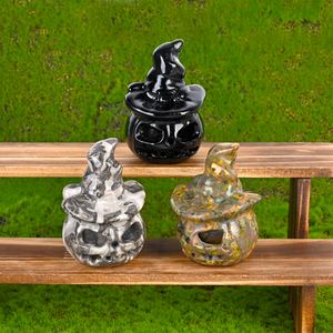 Figura de Calabaza Tallada a Mano en Cristal Natural, Estatua de Calabaza de Piedra Preciosa Curativa para Decoración de Halloween - Product Image 5