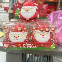 Jouet sensoriel anti-stress Père Noël et sapin de Noël à rebond lent, idéal pour les cadeaux de fête de Noël (vente en gros)