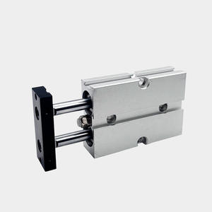 Cylindre à double arbre Clxa A10 16 20 25 32 40 50 63 80 100 S30 S40 S50 Type général à corps en aluminium pneumatique - Product Image 1