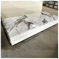 Panneau mural en PVC imitation marbre flexible pour décoration intérieure, alternative au marbre UV, en vente