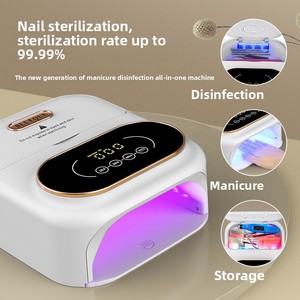 Lampe UV pour le séchage des ongles, 42 perles LED, séchage rapide du vernis gel, avec fonction de désinfection par lumière bleue - Product Image 5